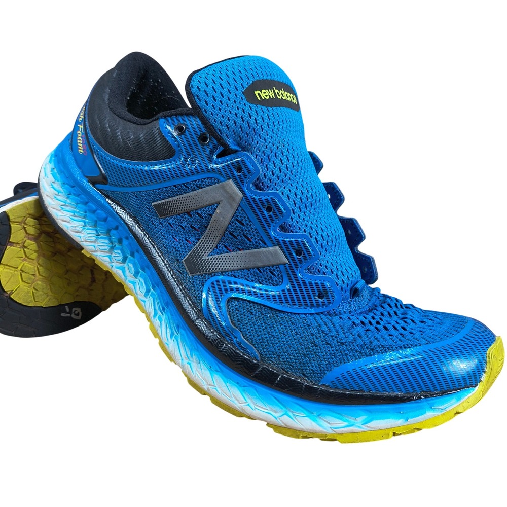 New Balance Fresh Foam 1080 v7 Mens Running Shoes Blue Yellow M1080BY7 Size 12.5
